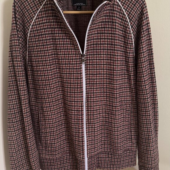 Todd Snyder - Men's Houndstooth Wool Track Jacket - Picture 4 of 6
